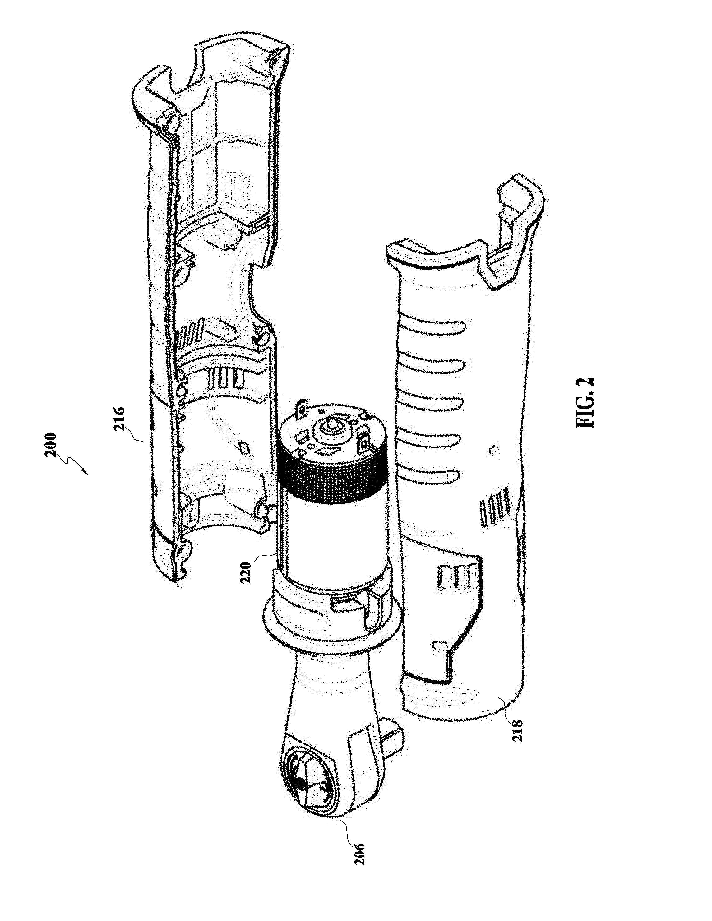 Hand Tool Head Assembly and Housing Apparatus