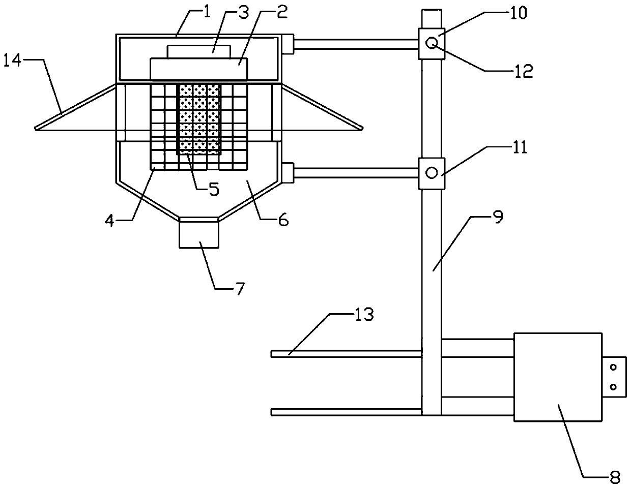 Agricultural fruit tree pest expelling device