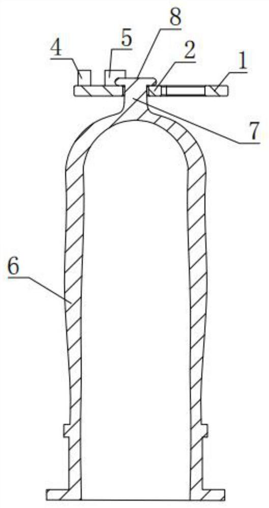 Hanging ring integrated infusion bottle forming process
