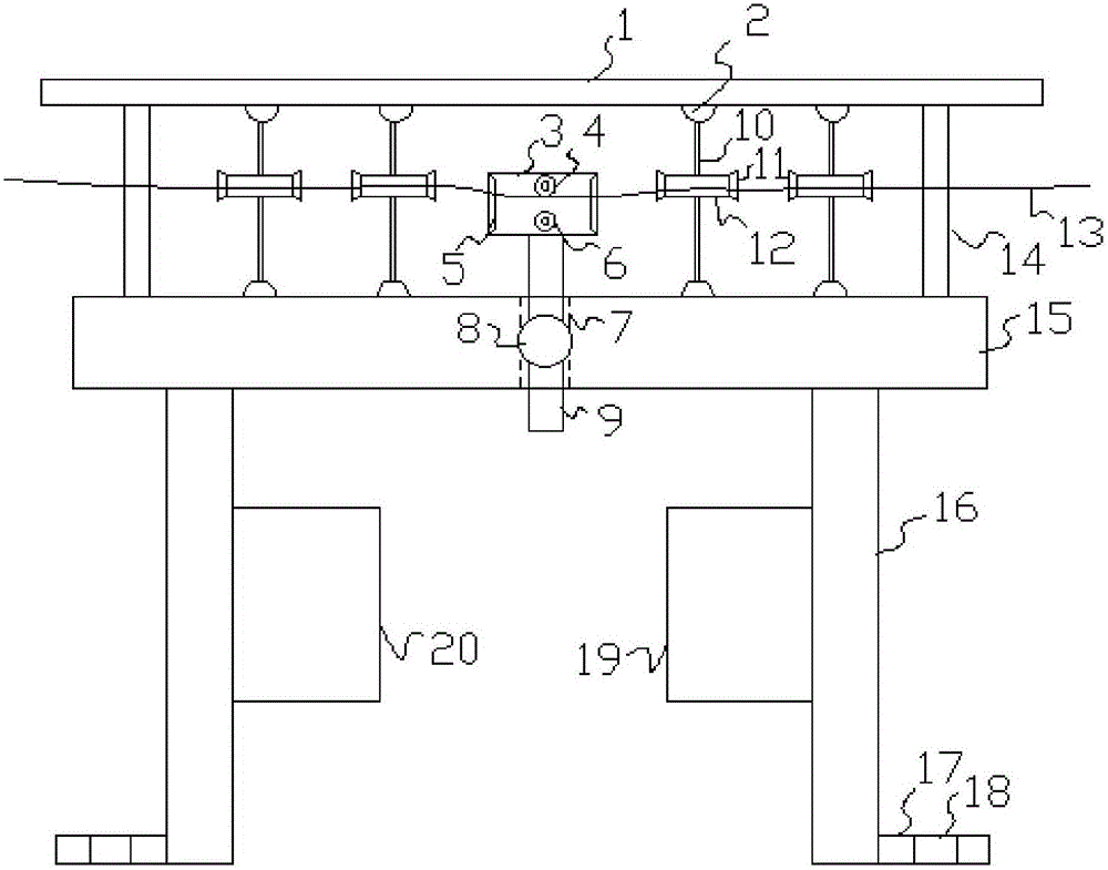 Wire guide device for spinning