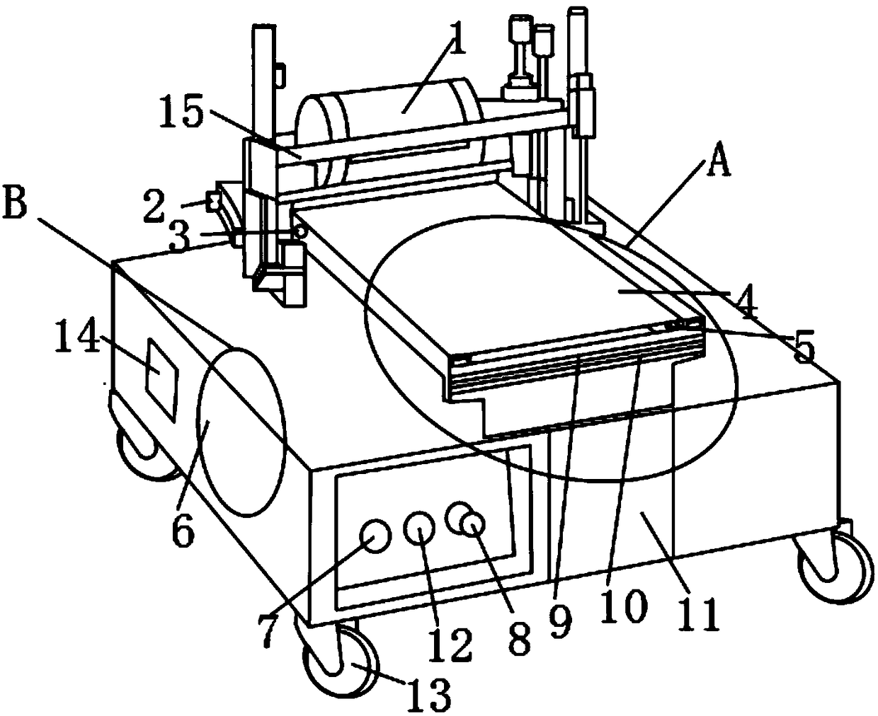 Aluminum foil printing machine