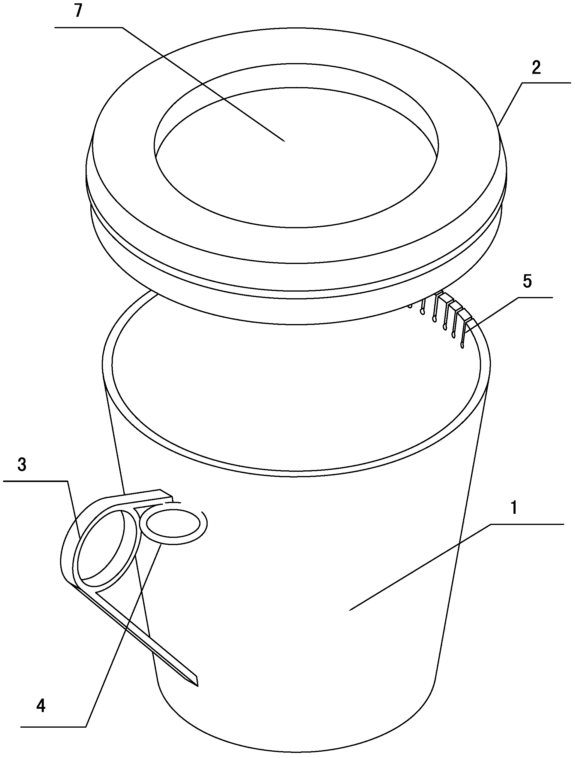 Filtering cup