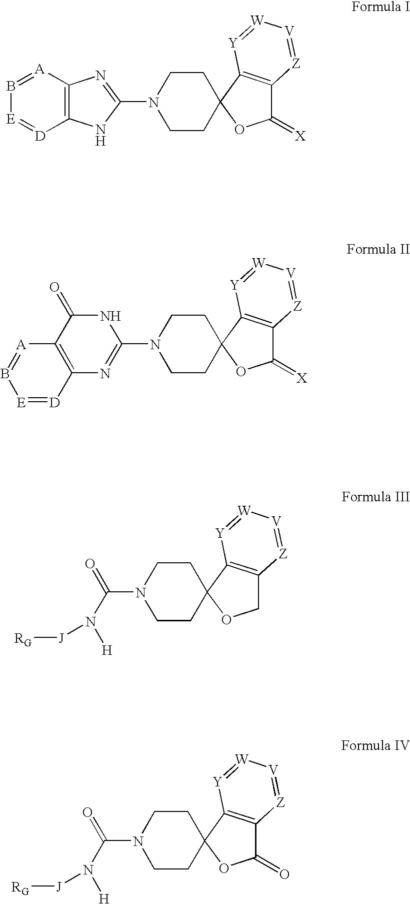 Spiro[isobenzofuran-1,4'-piperidin]-3-ones and 3H-spiroisobenzofuran-1,4'-piperidines