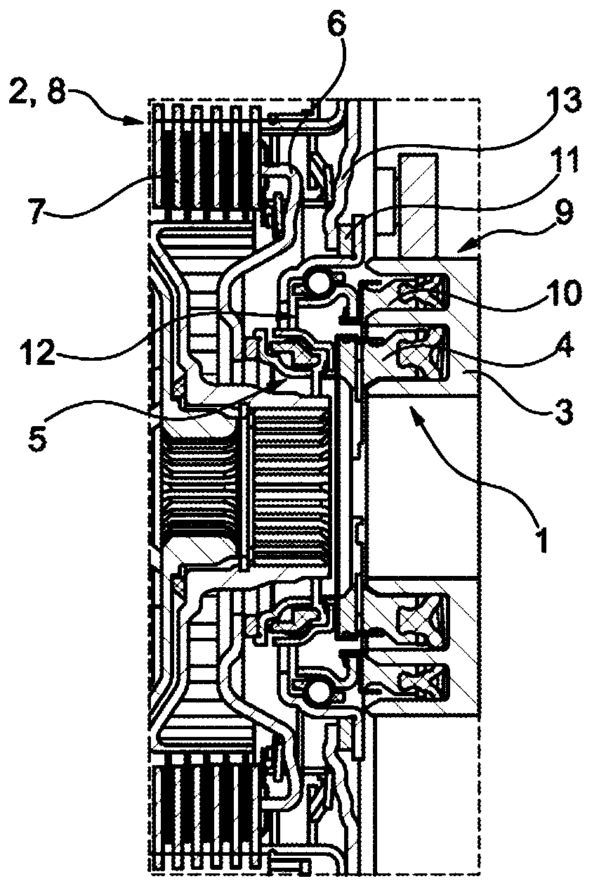 Slave cylinder with height-adjustable piston and clutch with slave cylinder