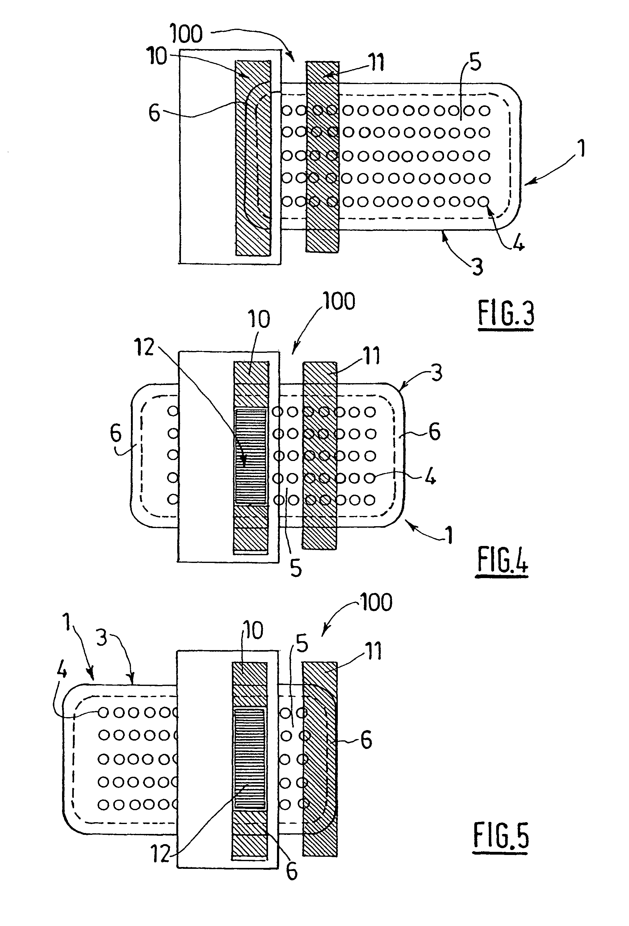 Process for decontamination by radiation of a product such as a packaging containing medical devices