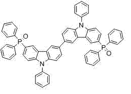 Dicarbazolyl derivative, preparation method and application of dicarbazolyl derivative, and electroluminescent device
