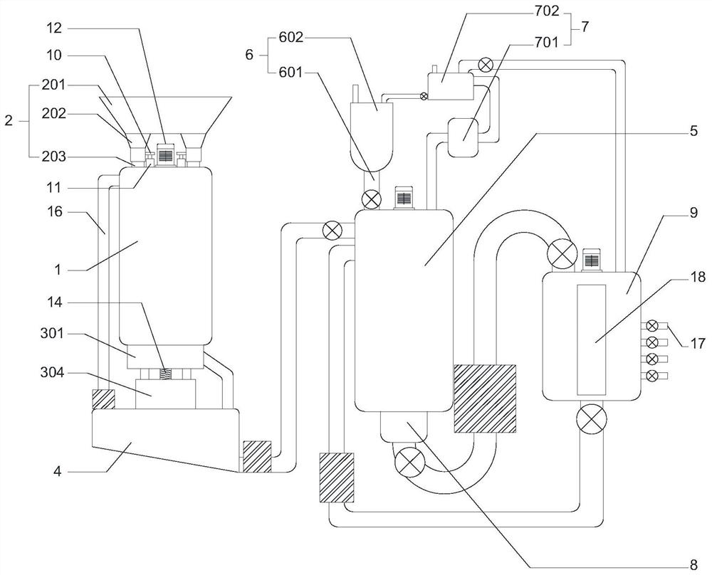 Red date absolute oil purification equipment and process