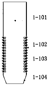 Elastic firing pin alignment assembling type rod piece connector