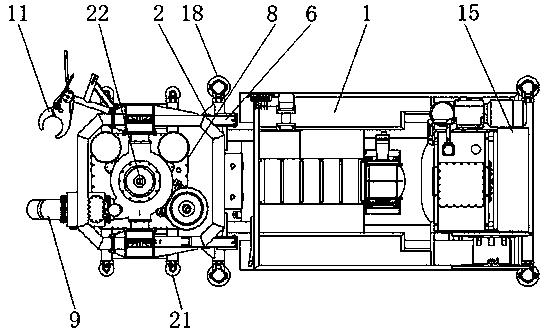 Reverse circulation drilling machine and construction method thereof