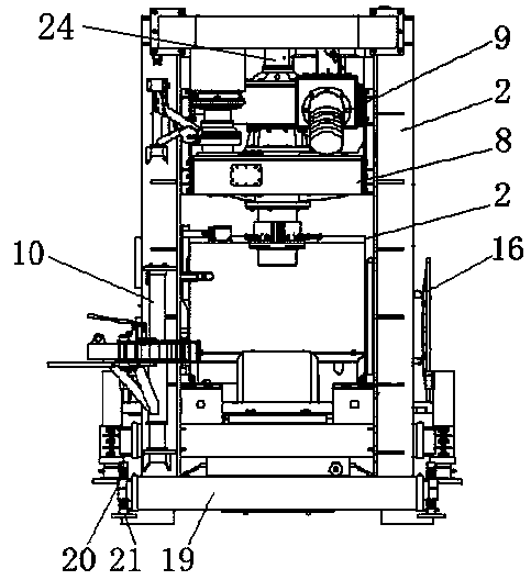 Reverse circulation drilling machine and construction method thereof