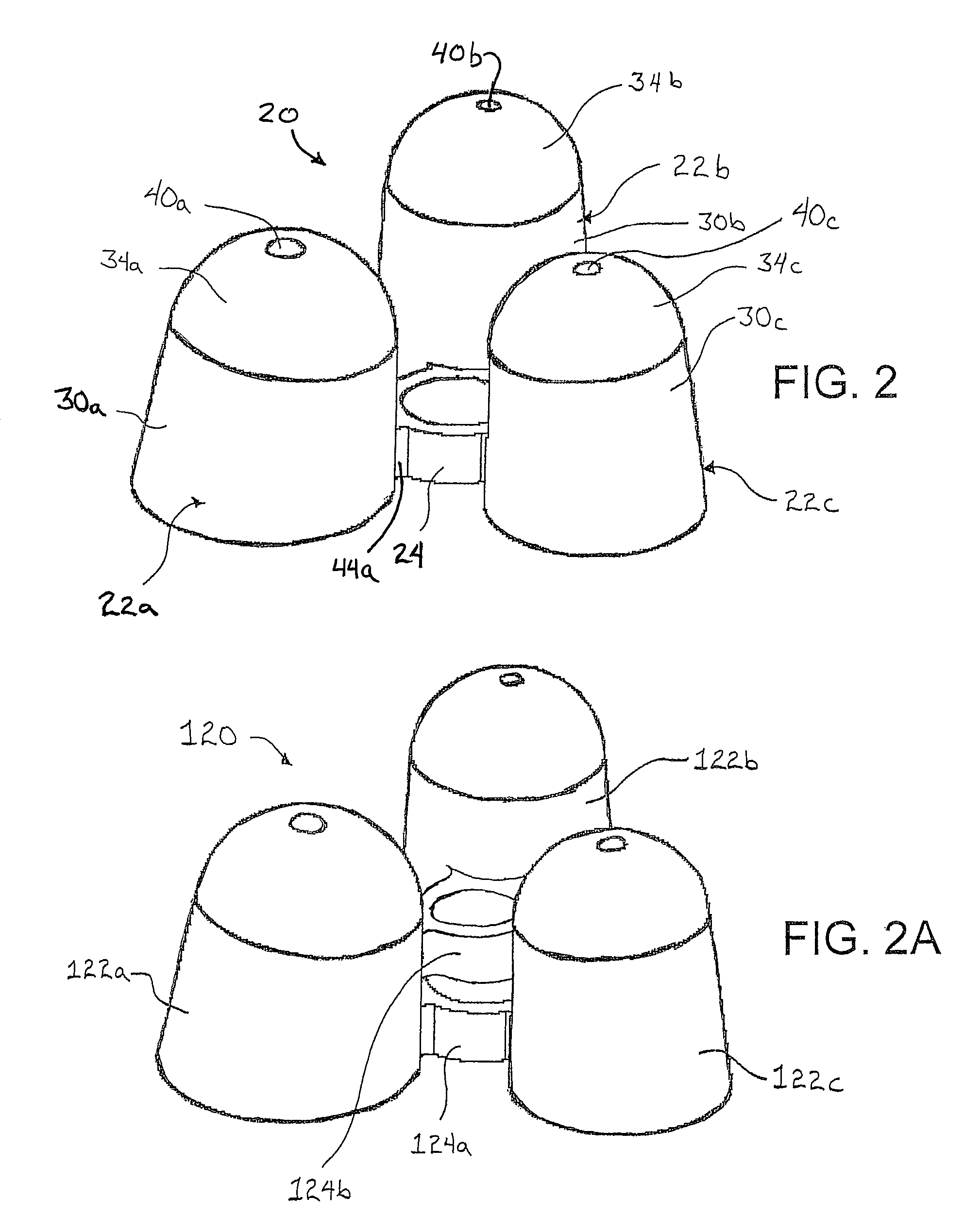 Writing implement holding device