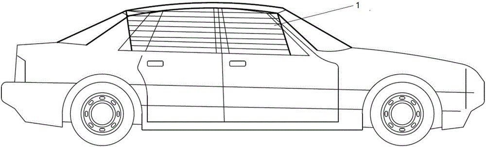 Solar vehicle-mounted auxiliary air conditioner system
