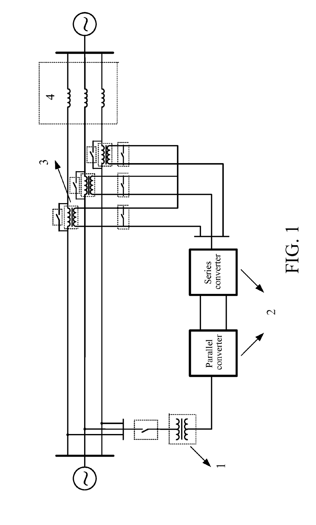 Line power control method and system for unified power flow controller