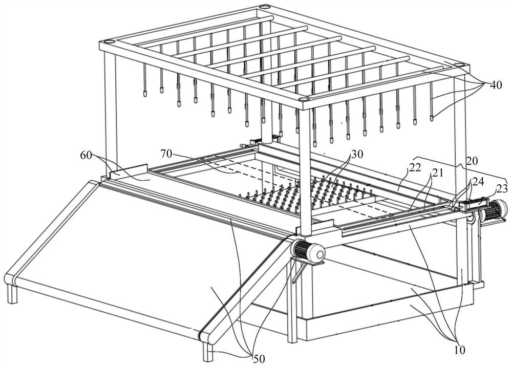 Air cooler finned tube cleaning device