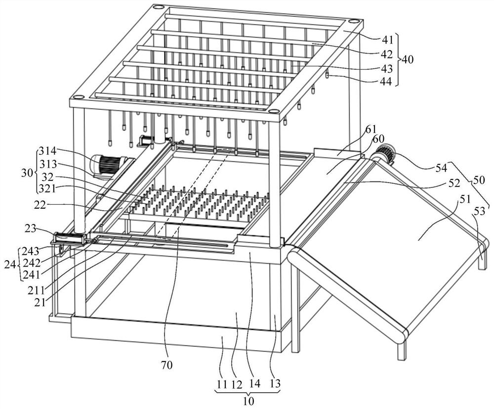 Air cooler finned tube cleaning device