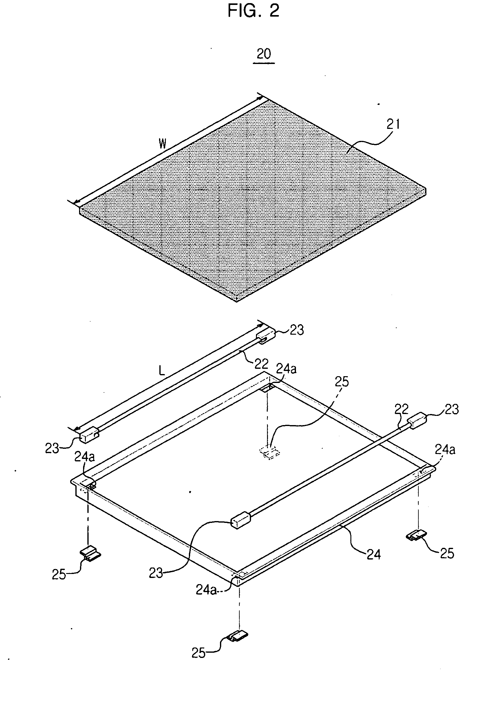 Back light assembly and display device having the same