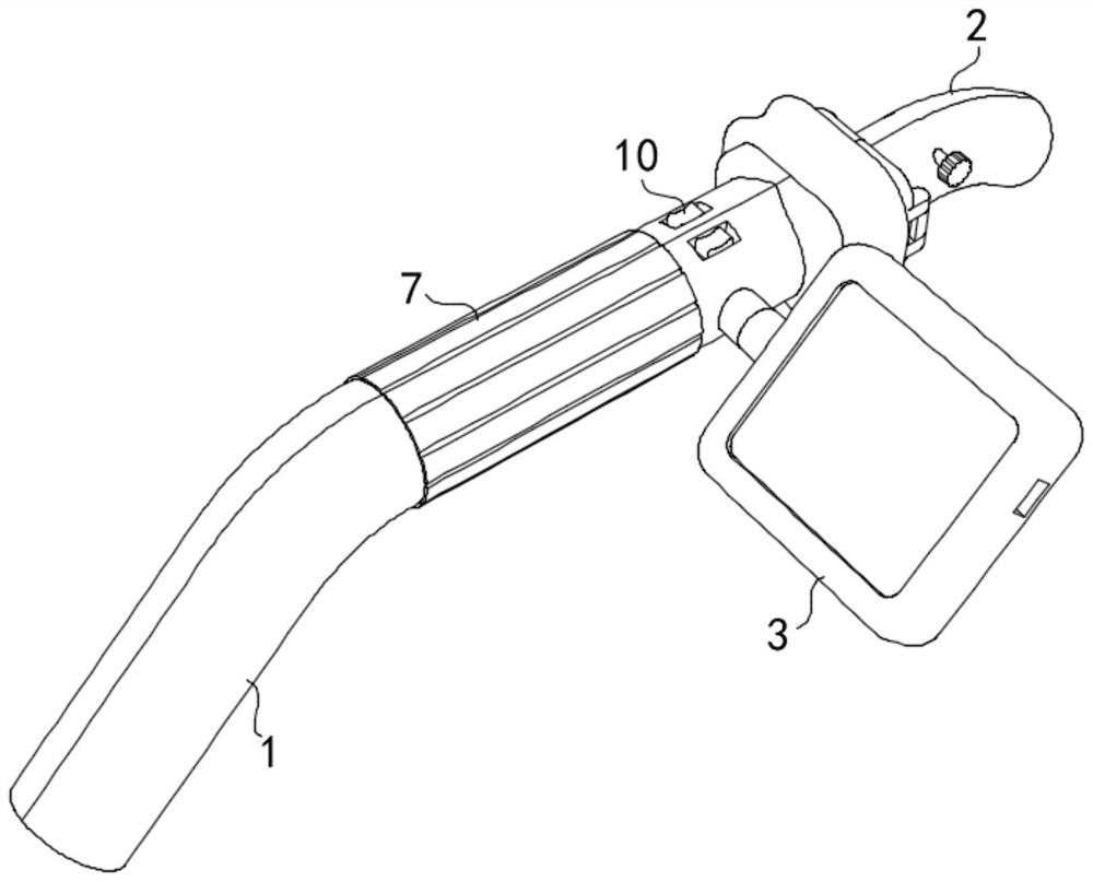 Handheld portable high-definition electronic nasopharyngeal laryngoscope