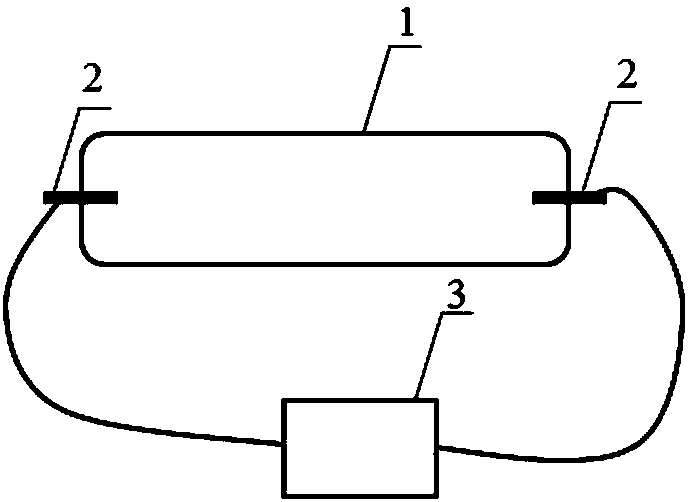 Spectral line lamp for spectrometer wavelength calibration