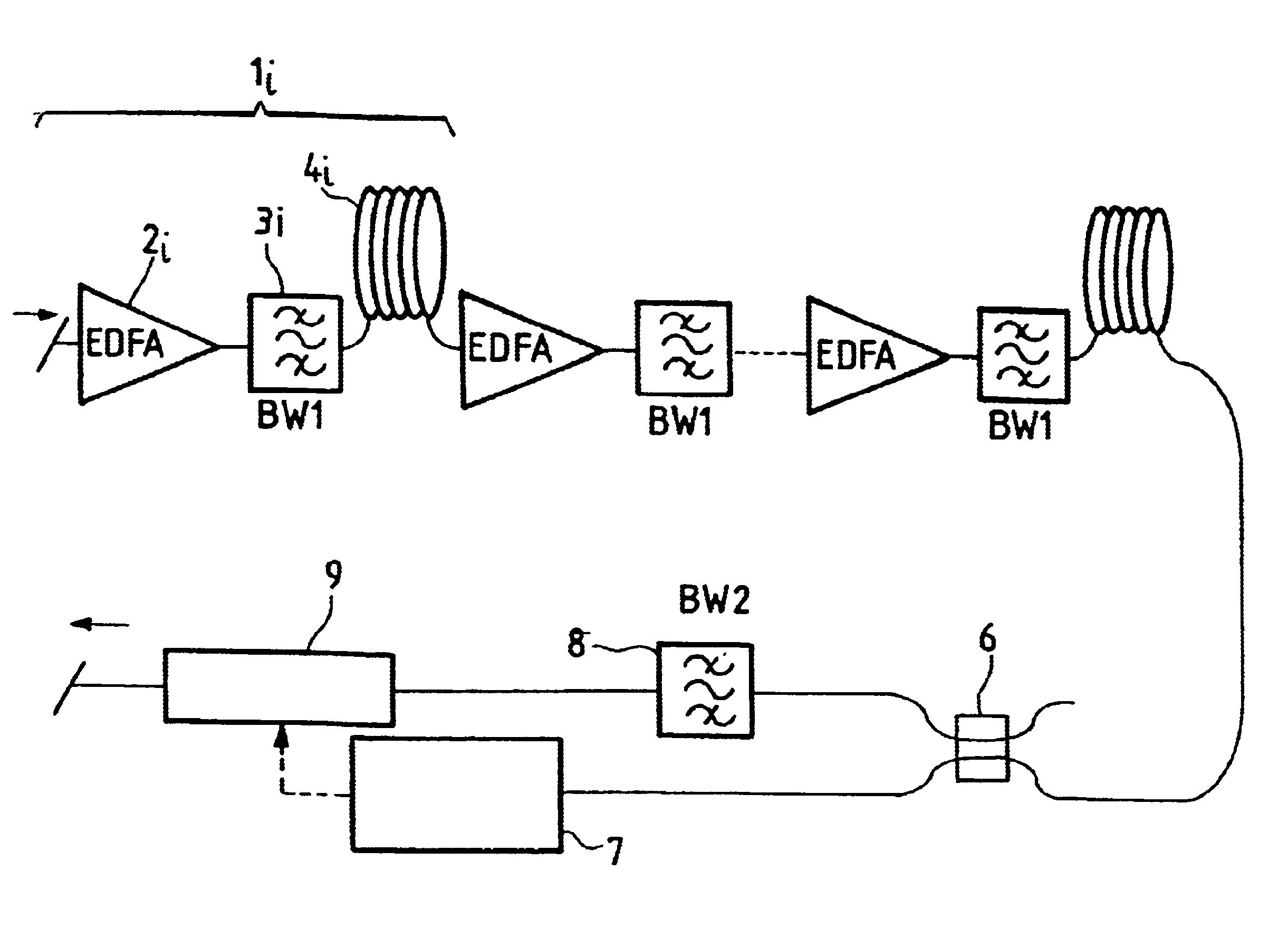 Double filtering fiber optic soliton signal transmission system