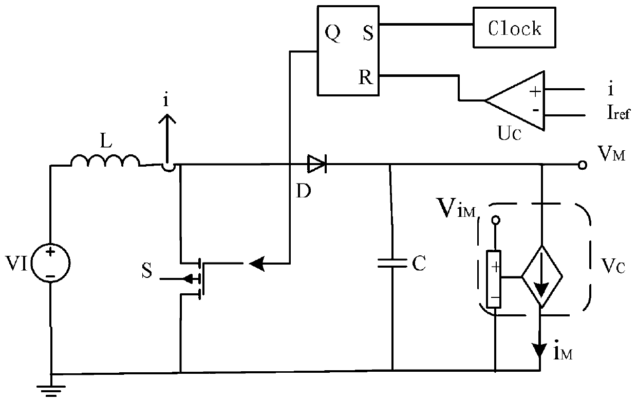 A kind of boost converter circuit with memristive load