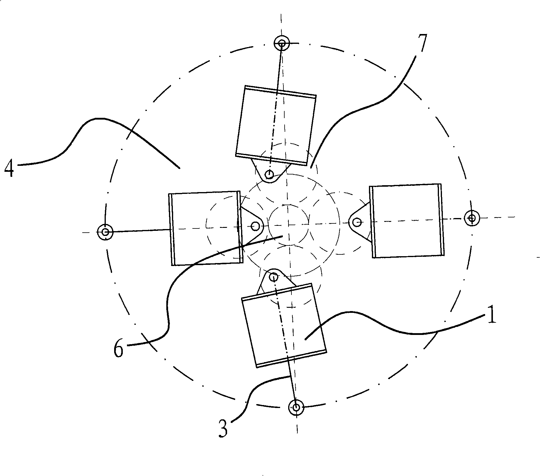 Piston type double-acting multi-cylinder gas pumping apparatus of air compressor