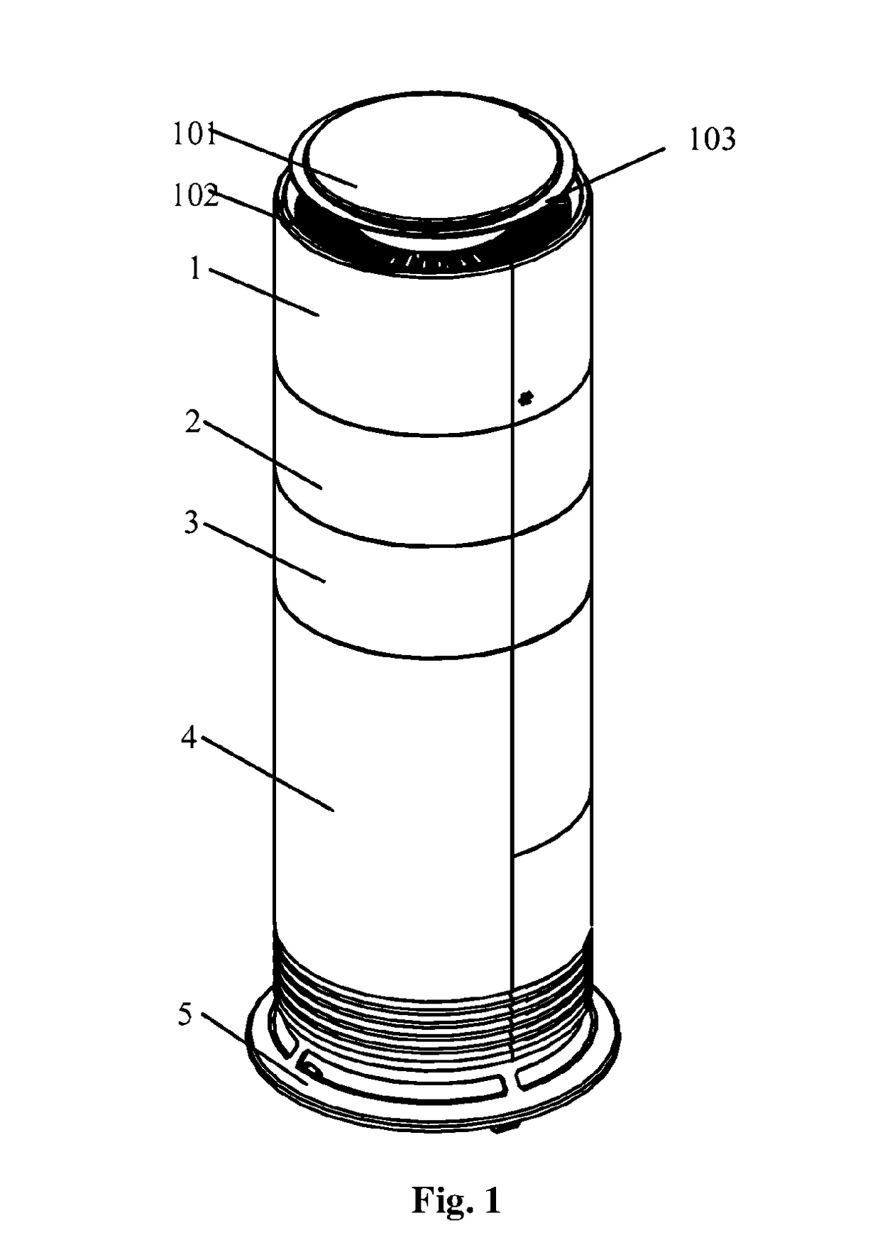 Humidification device and air treatment system