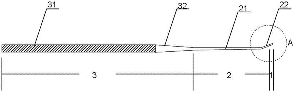 A supporter for subretinal proliferating cords