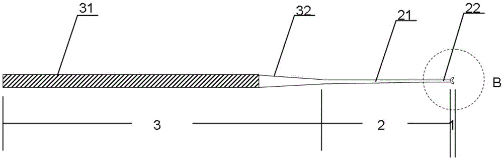 A supporter for subretinal proliferating cords