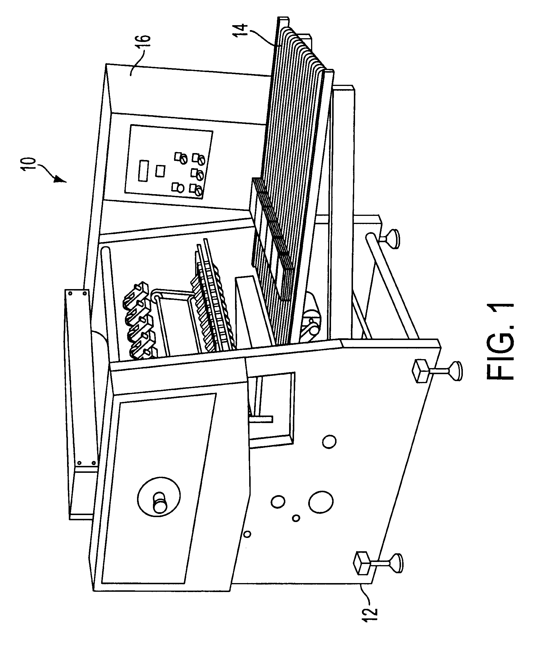 Apparatus for cutting and stacking a multi-form web