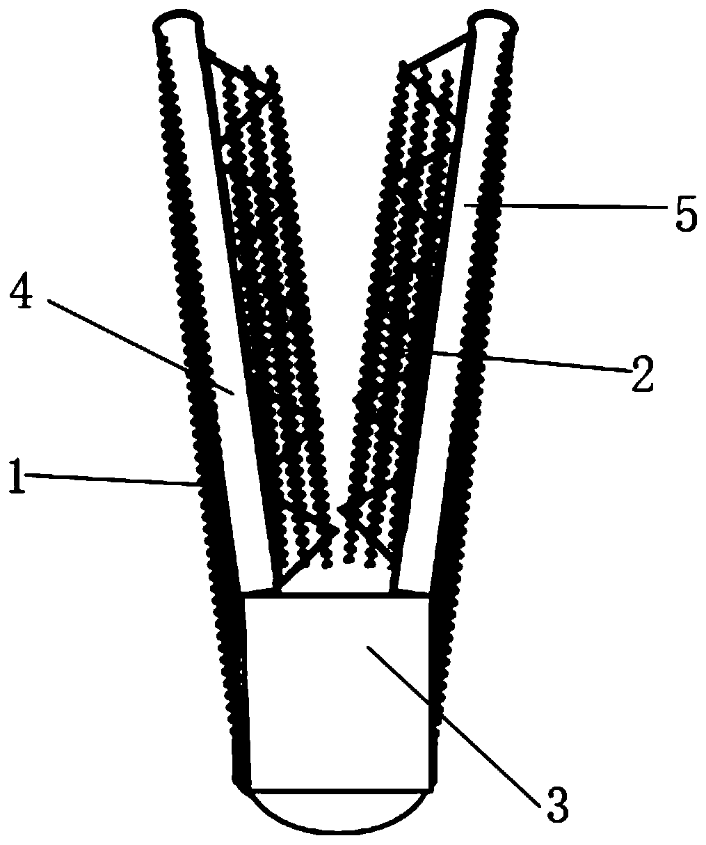 Covering film type clamp for repairing valve