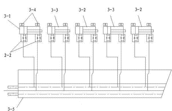 Pneumatic control system of bearing service life tester