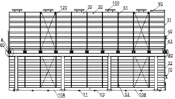 Bi-layer compact rack