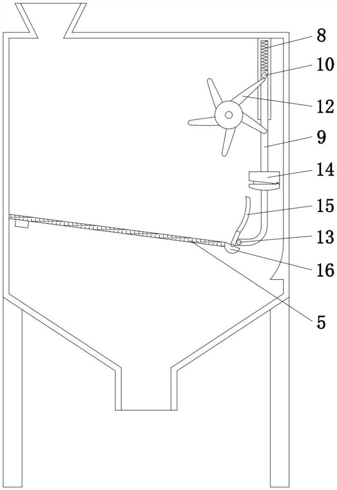 Automatic material selecting device for ceramic preparation