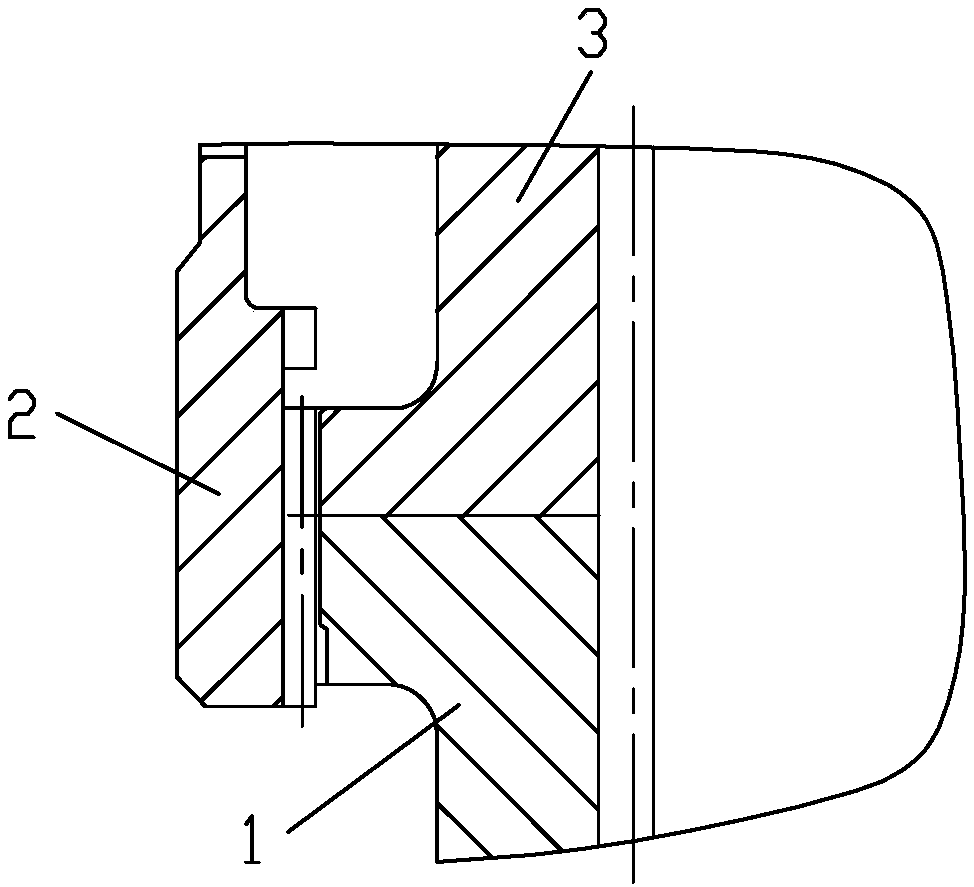 A kind of processing method of herringbone inner ring gear