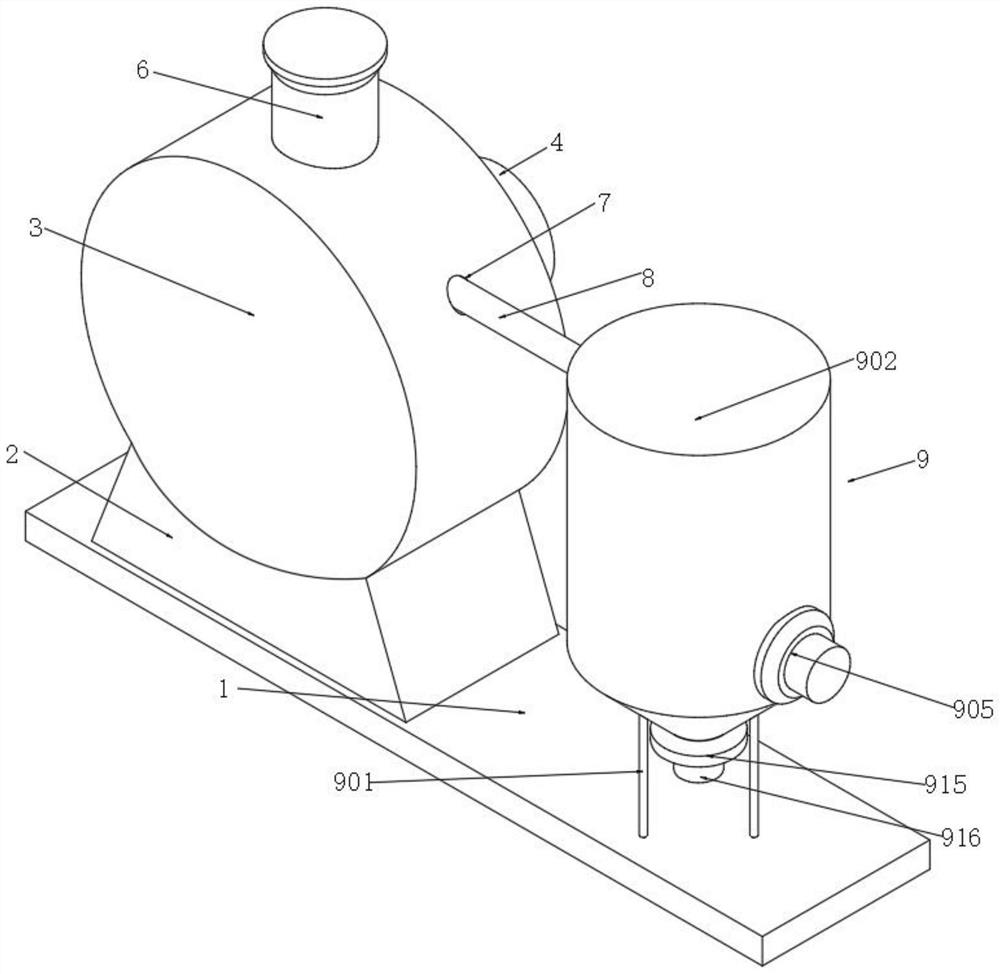 High-efficiency energy-saving large-flow self-priming pump with wear-resistant middle-opening impeller