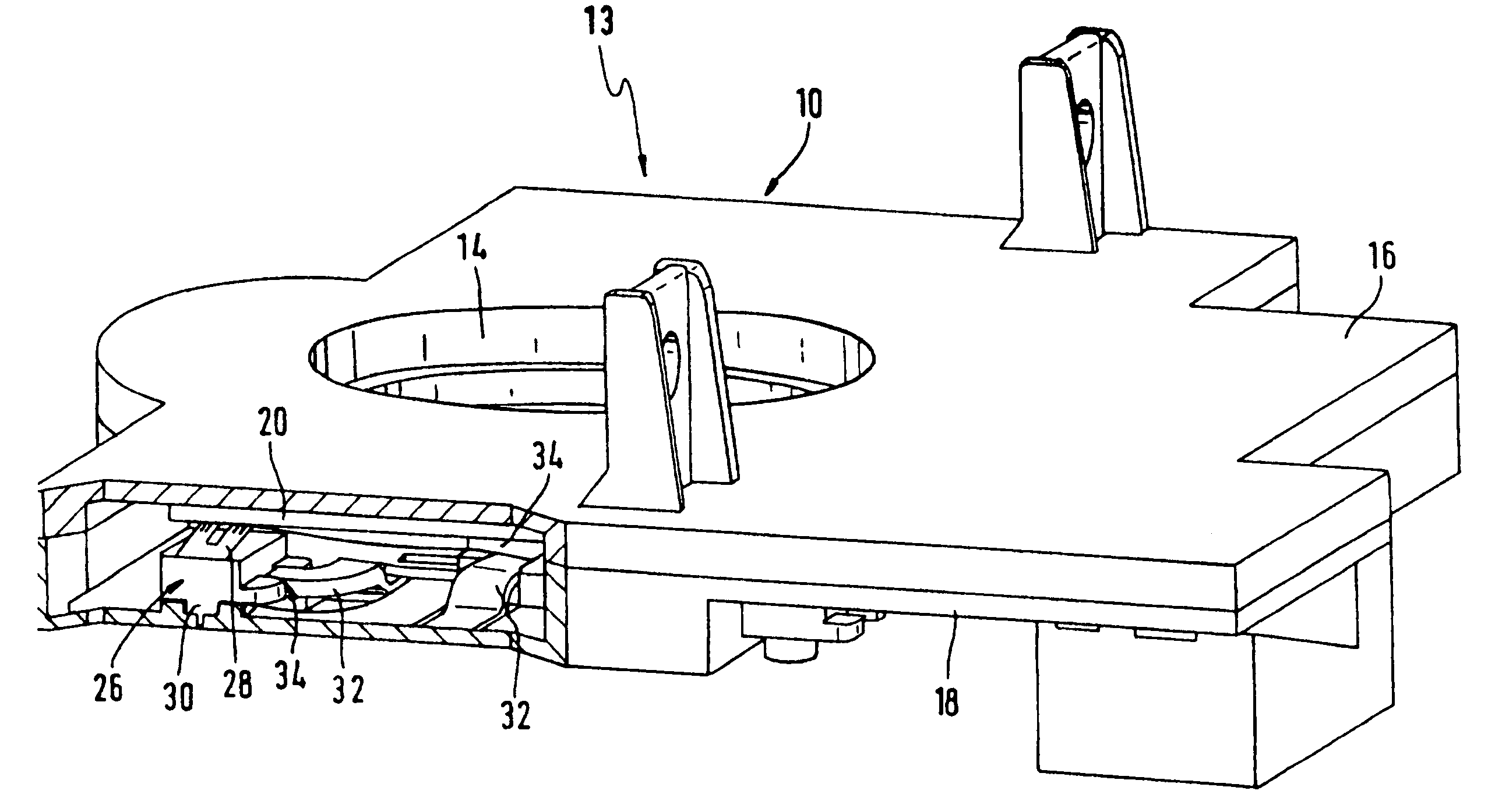 Steering column module for a vehicle