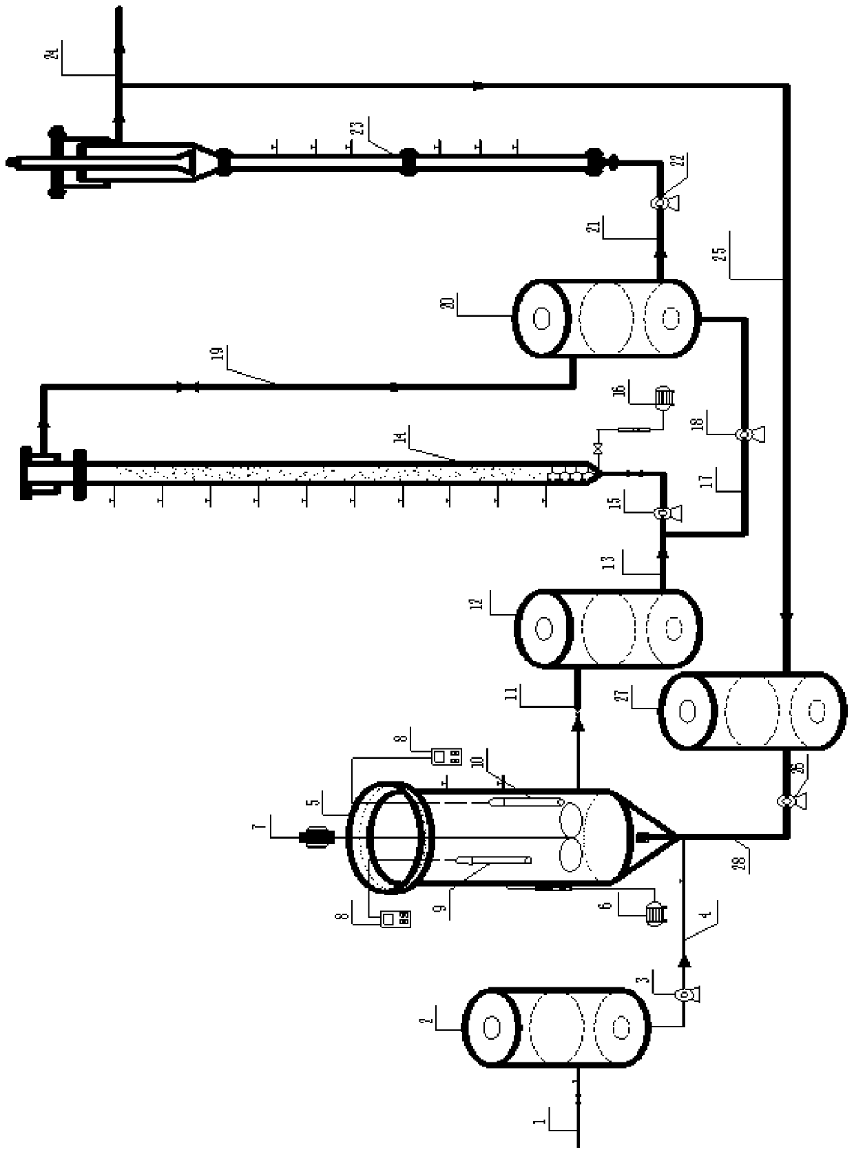 A method and device for deep nitrogen and phosphorus removal treatment of mixed wastewater of landfill leachate and domestic sewage