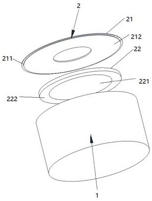 TWS embedded surface cover steel shell battery cell