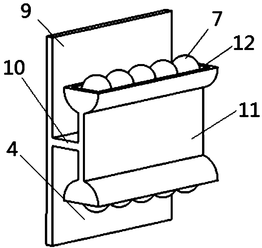 Connecting method and bracket for aircraft interior trimming panel