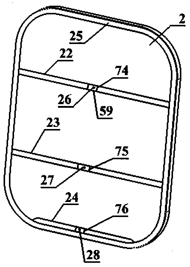 Car seat adjusting device based on cushion cell structure, and manufacturing and adjusting methods