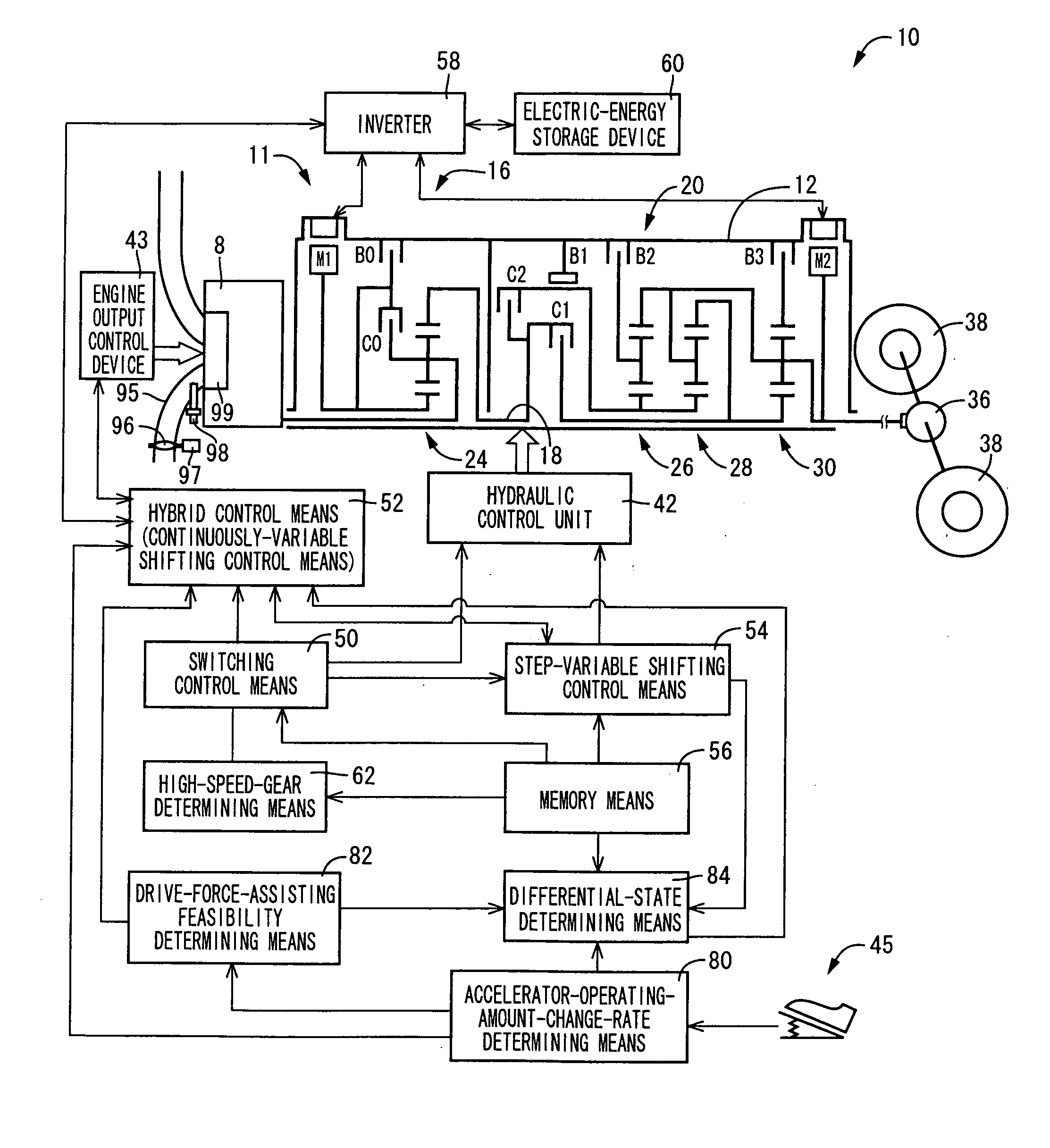Control apparatus for vehicular drive system