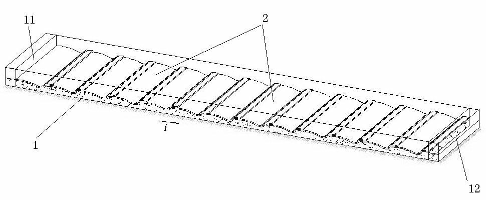 Drop-jump type thin-water layer constructed wetland reaeration groove