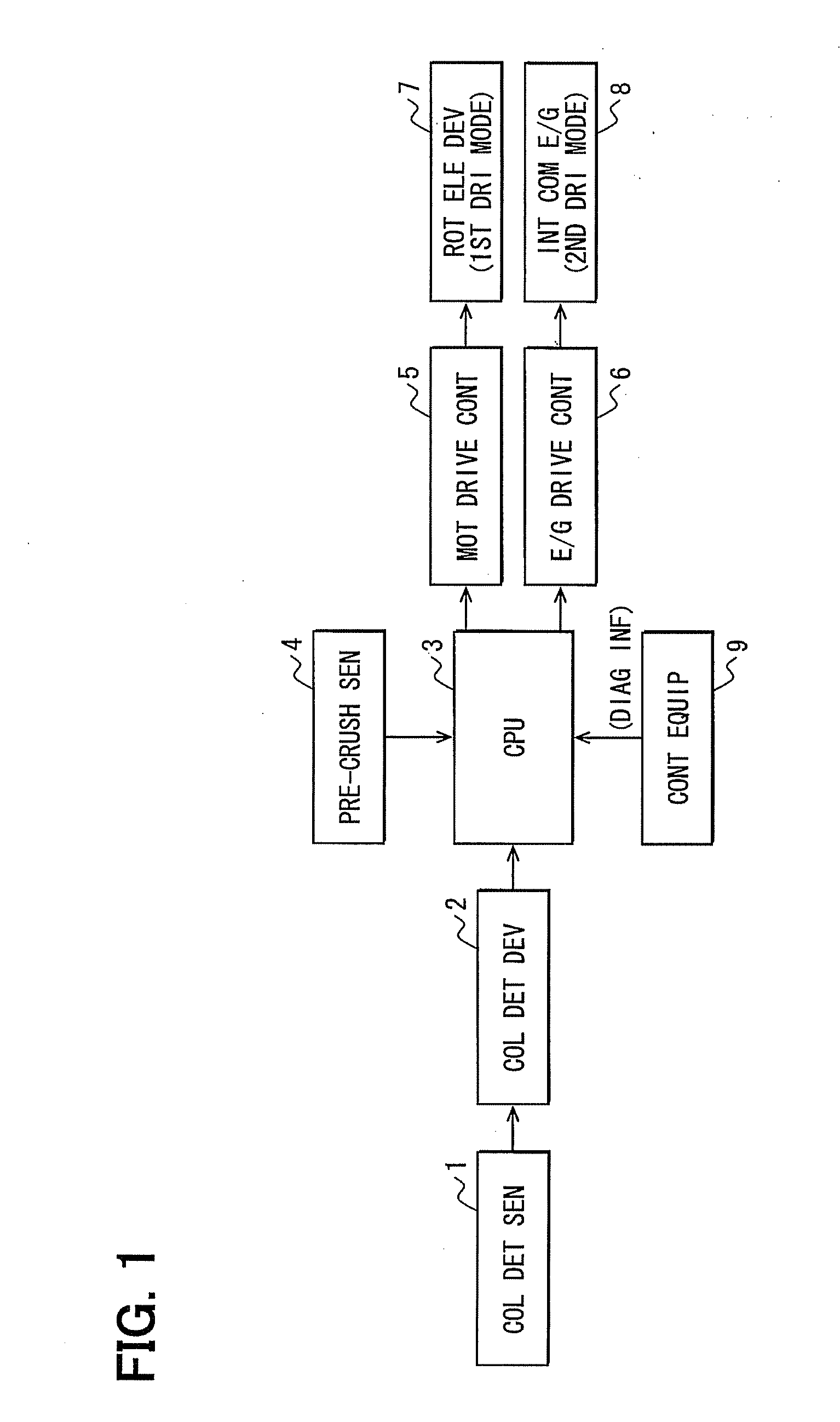 In-vehicle apparatus for detecting collision of vehicle