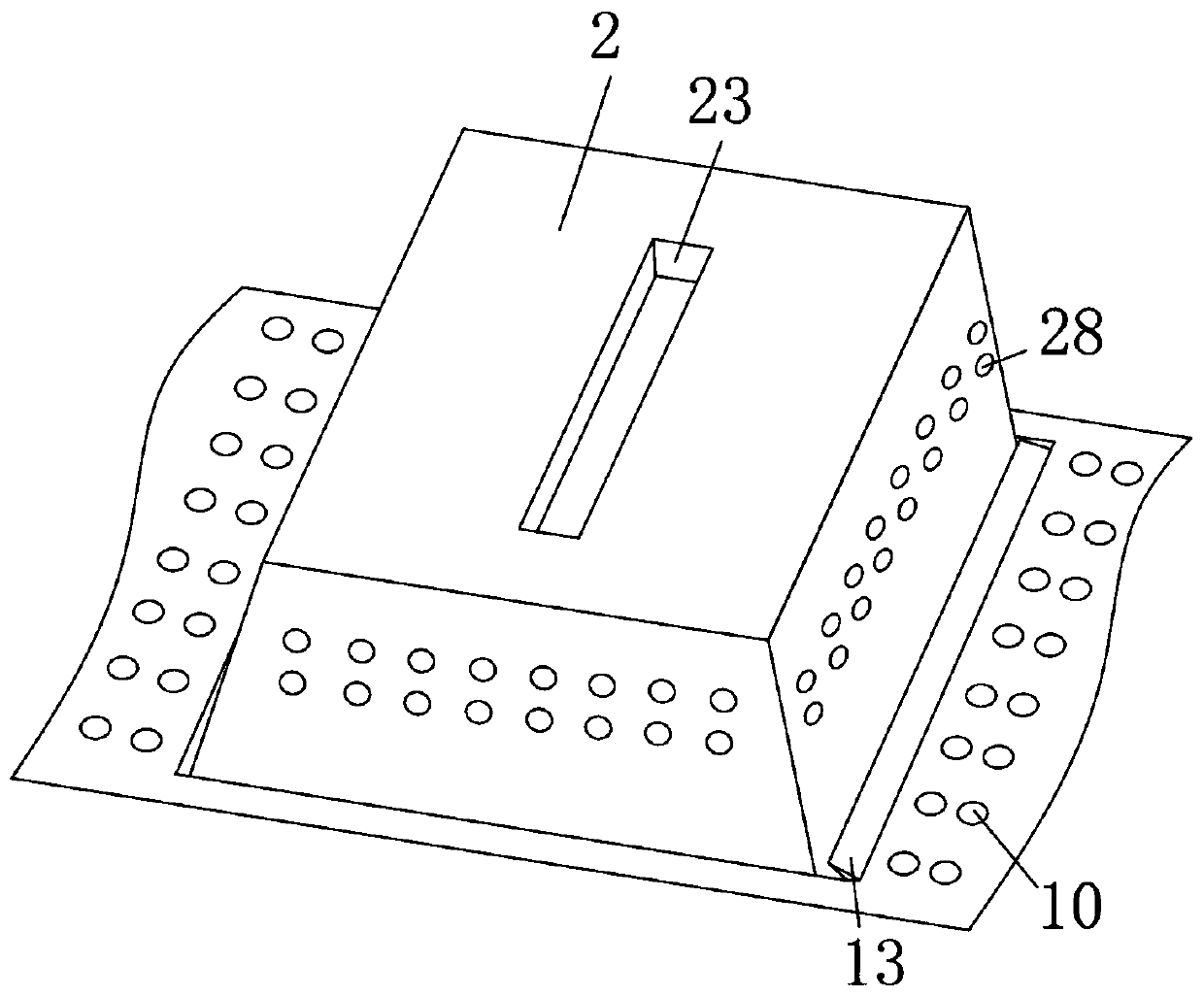 Durable keyboard with self-cleaning function