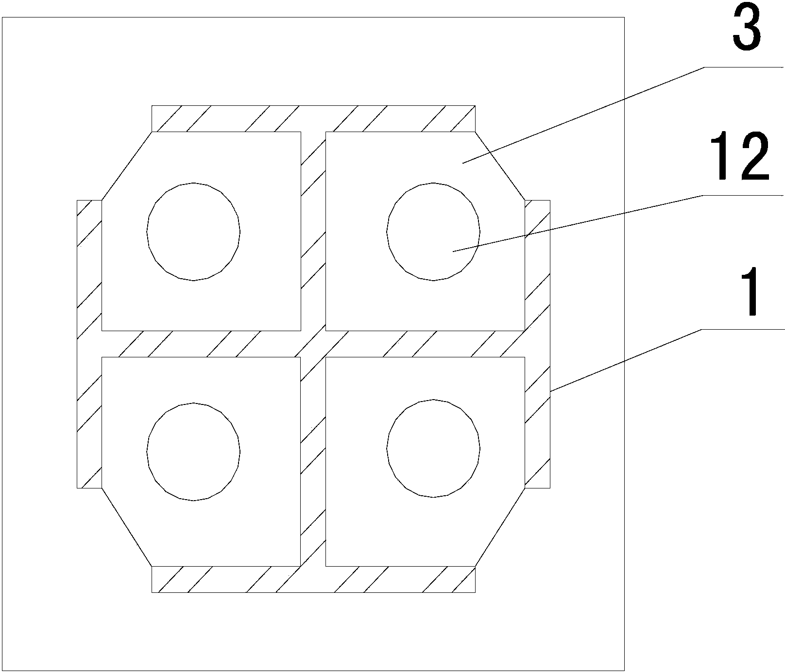 Concrete pouring method for combined structural steel and concrete structure of high-rise building