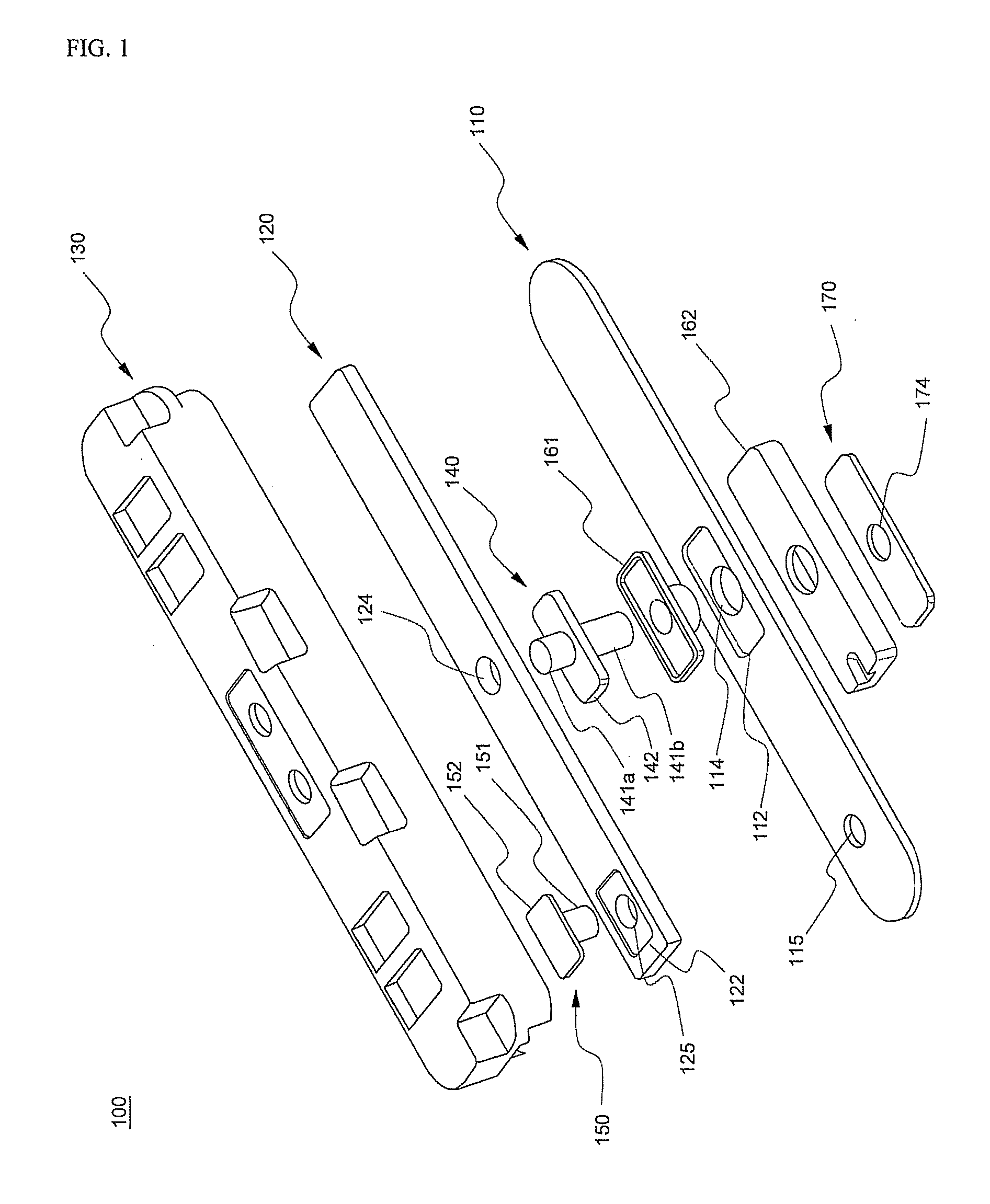 No-welding type battery pack using forced-inserting type rivet