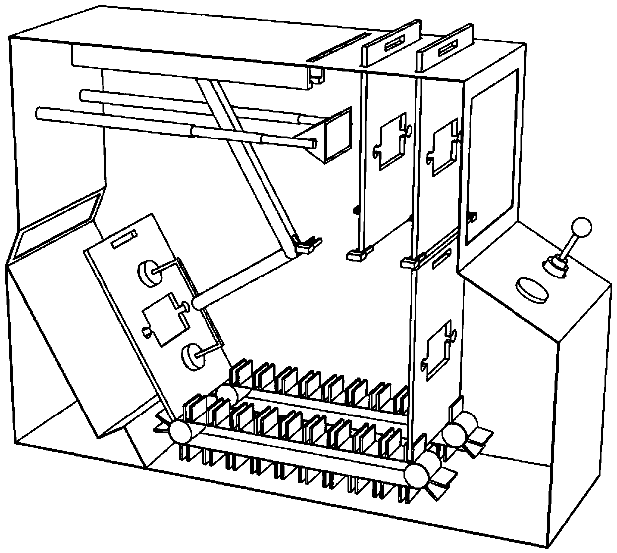 A device for training hand-eye coordination and its working method