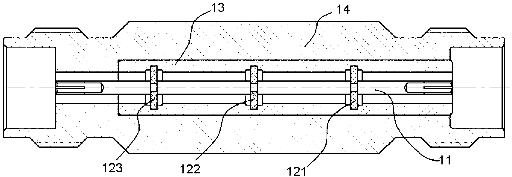 Superhigh-frequency coaxial connector