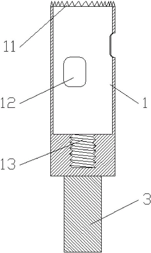 Depth-adjustable annular bone saw and use method thereof