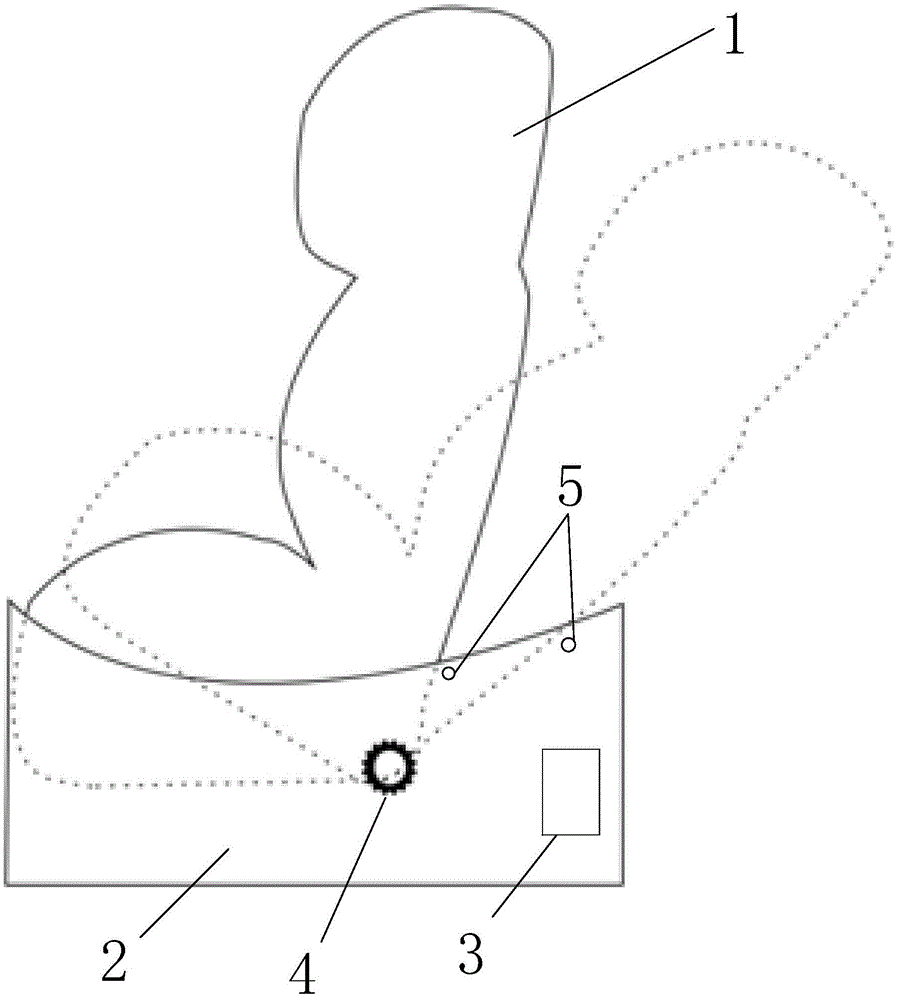 Child car seat for protecting cervical vertebra of child when child sleeps